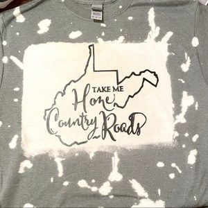 Bleached Country Roads T Shirt